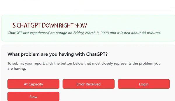 Lỗi "Is ChatGPT down right now" trên ChatGPT là gì?