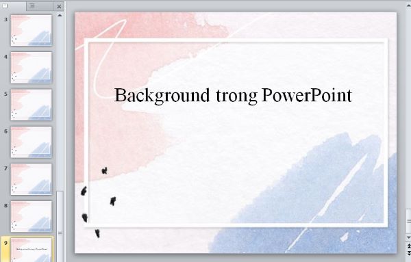 Cách tạo hiệu ứng trong PowerPoint