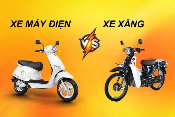 So sánh xe máy điện và xe máy xăng