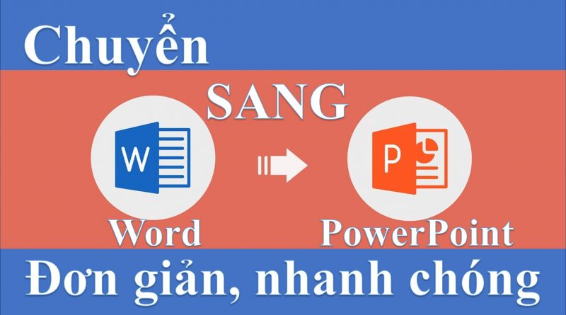 cách chèn file word vào powerpoint