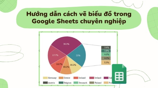 Hướng dẫn cách vẽ biểu đồ trong Google Sheets chuyên nghiệp
