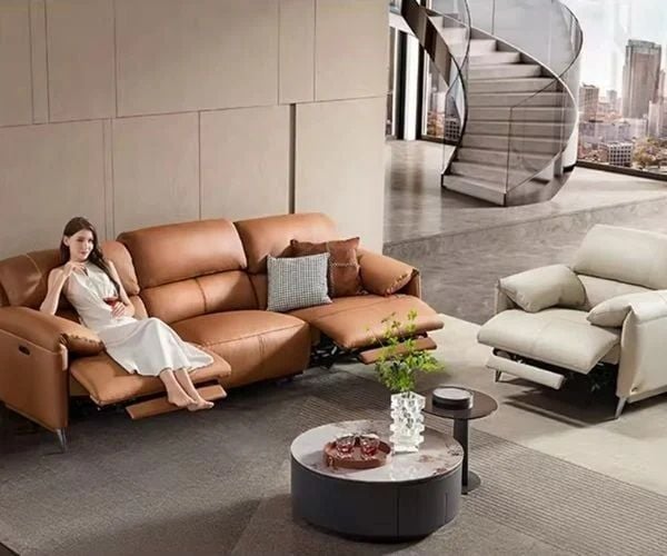 Nên chọn Sofa thư giãn da thật