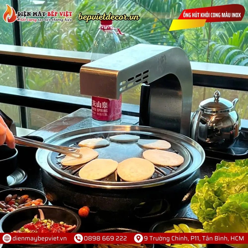 Các loại ống hút khói BBQ phổ biến